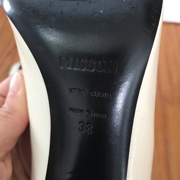 Missoni Black & Cream Heels - Picture 5 of 7